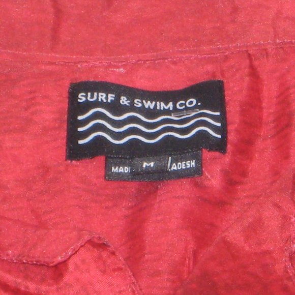 Surf And Swim Co. Flag Themed short sleeve T-shirt Swim Shirt Tee Size M - Picture 5 of 7